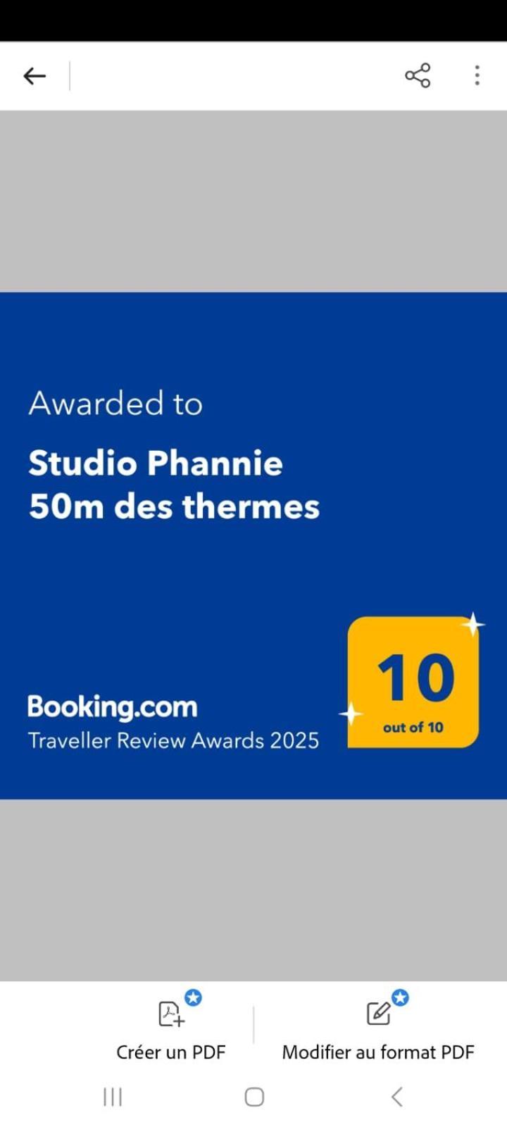 Studio Phannie Renove 50M Cures Амели-ле-Бен-Палальда Экстерьер фото